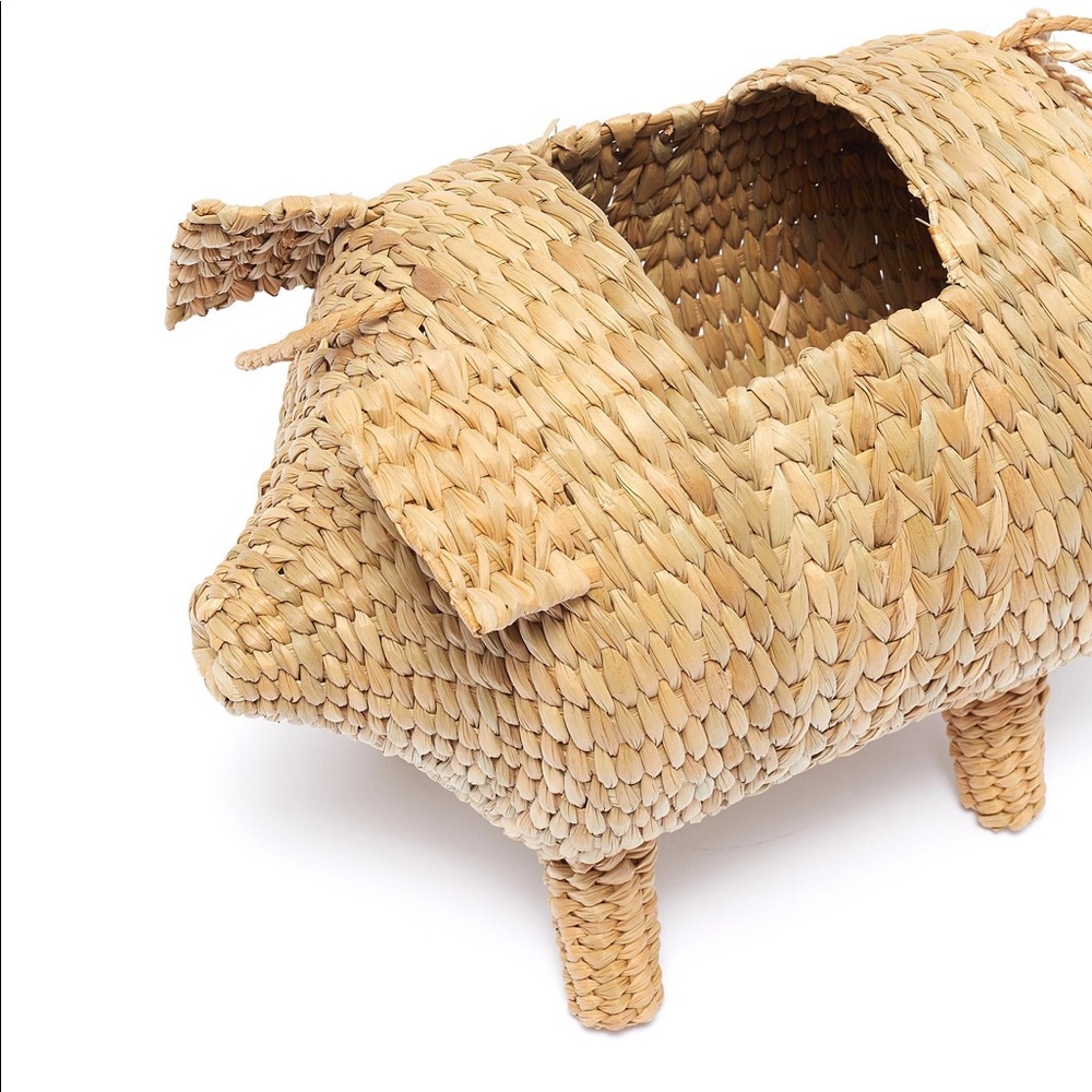 Cult Gaia the babe pig purse straw